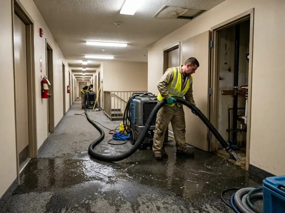 multi-unit-apartment-hallway-f-005 — frequently asked questions, Emergency Burst Pipe Water Extraction & Removal in Chandler…